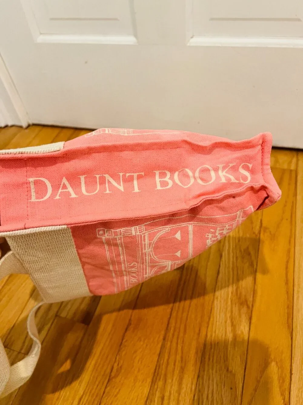 Daunt books London canvas tote bag PINK VERY RARE